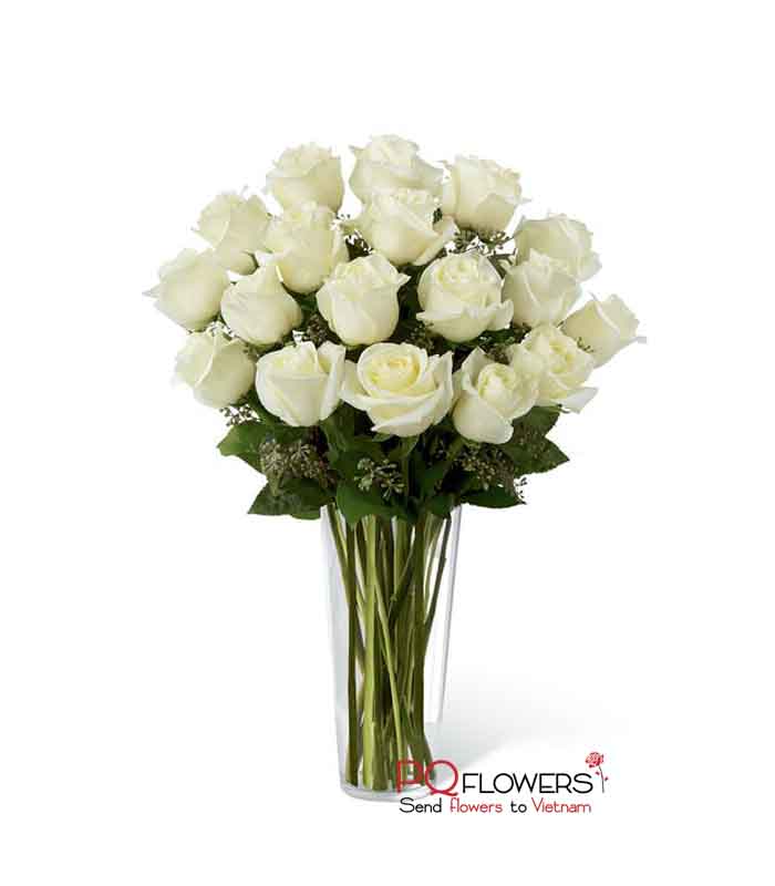 dozen and a half white -roses-18-send-flowers-to-viet-nam-180321-03